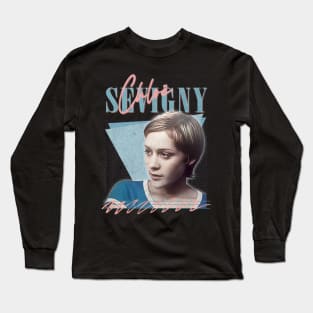 Chloë Sevigny -  90s Style Aesthetic Design Long Sleeve T-Shirt